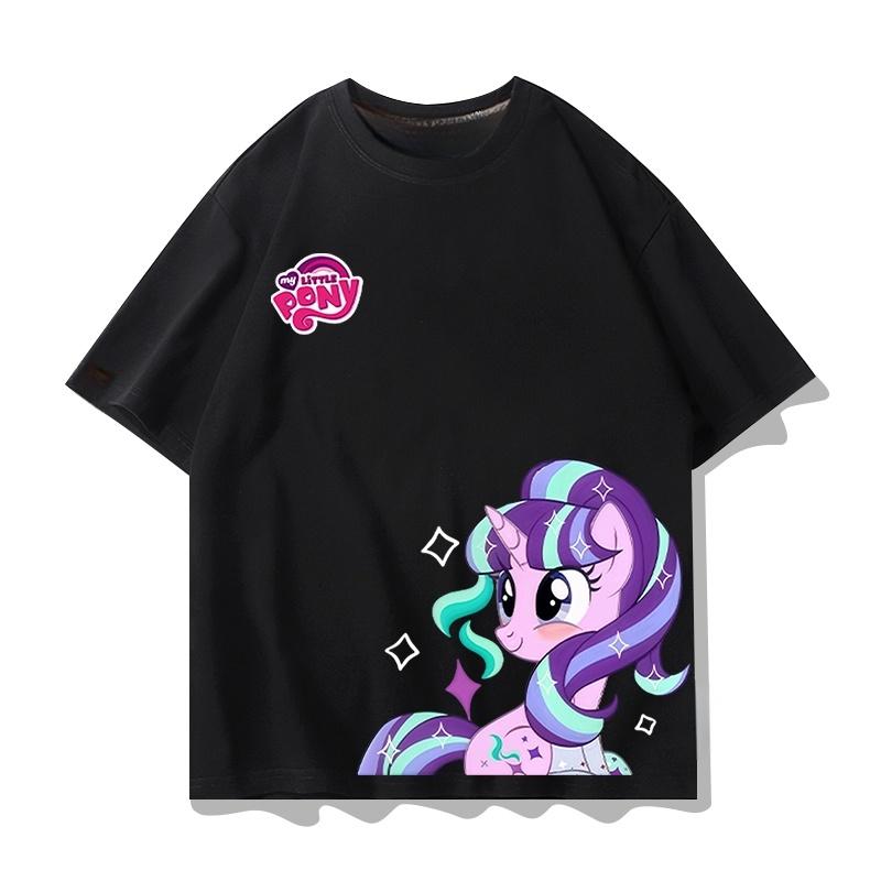 2026 Summer New Anime Pattern Pure Printed Tshirt Suitable for Both Unisex and Women Breathable and Loosefitting Casual Style
