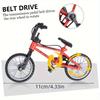 1: 12 Scale Bicycle Model with Metal Alloy Body Plastic Handles and Tires Exquisite Details, Creative Display Garden Accessories