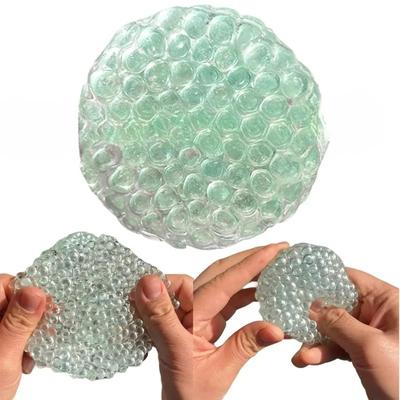 סט כדורי שחרור לחץ בעבודת יד קוואי קריסטל סקווישי ללא אוויר כדורי לחץ למבוגרים צעצוע שולחני נייד להקלה על חרדה