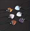 Heart Crystals Natural Stone Necklaces Pendants Women Amethysts Crystal Healing Necklace Heart Necklace Natural Stone pendant