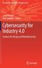 Książka Cybersecurity for Industry 4.0 : Analysis for Design and Manufacturing