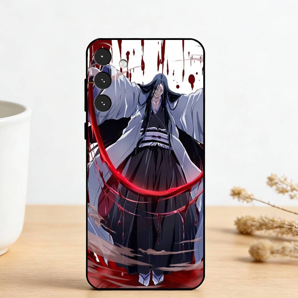 R-Retsu Unohana B-Bleachs Phone Case For Samsung Galaxy A73,A72,A71,A70,A53,A52,A51,Others Soft Black Cover Samsung a12