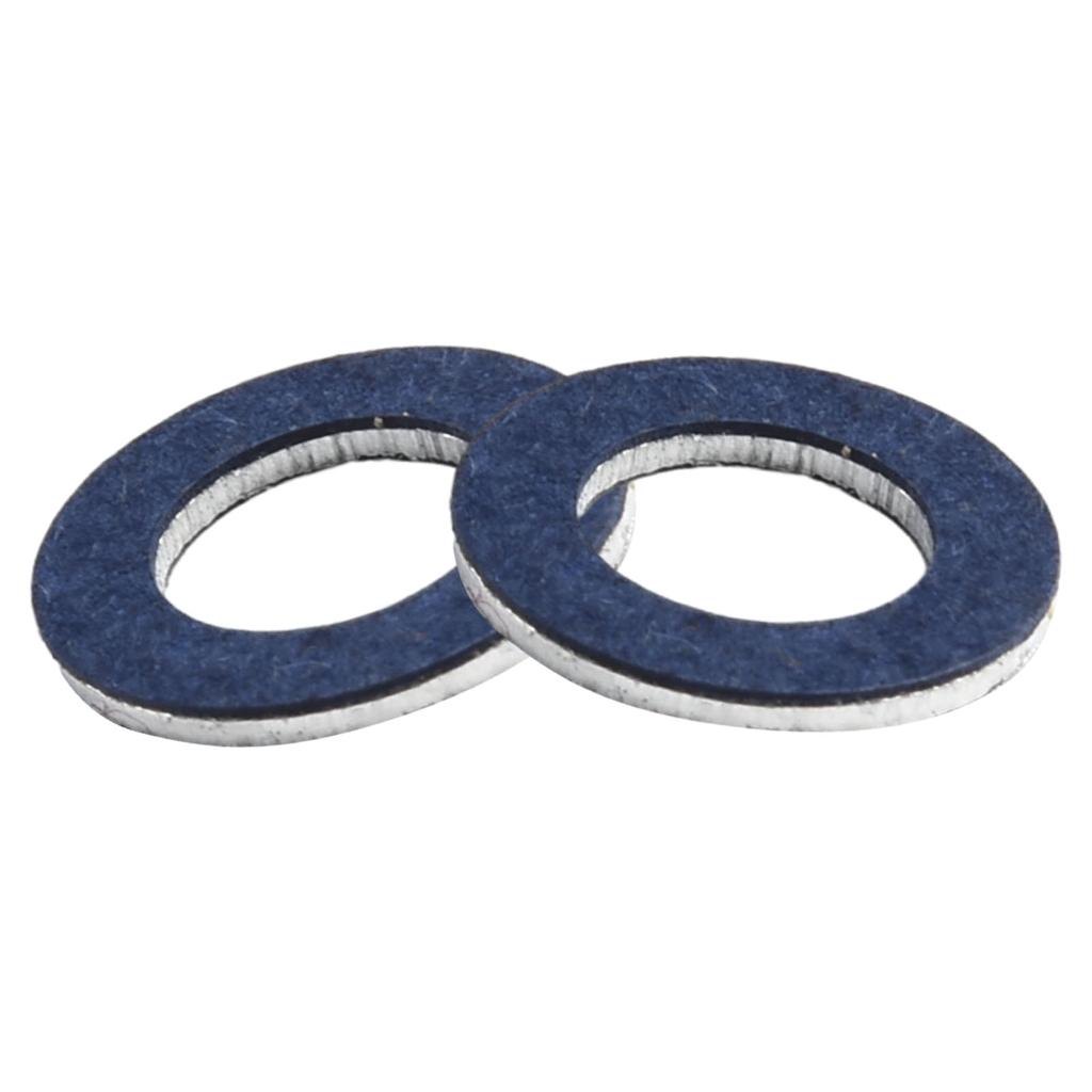 1 Set 100pcs Oil Drain Sump Plug Washers Gasket Hole For Toyota OE90430-12031 12mm Oil Drain Sump Plug Gaskets Washer