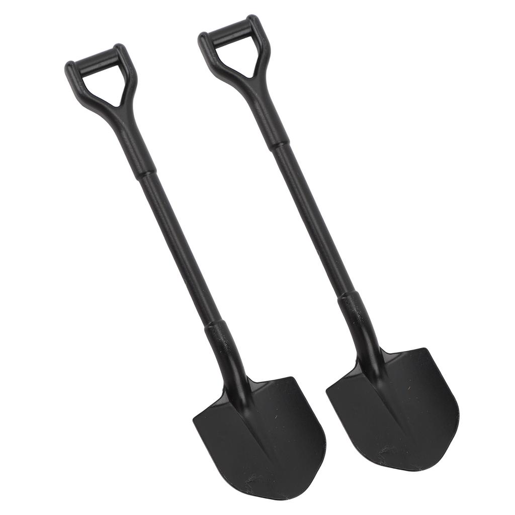 2pcs Shovel Simulation Accessories Decoration RC Shovel Tools for 110 124 118 RC Crawler Car