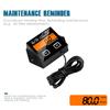 Battery Replacable Digital Engine Tach Hour Meter Tachometer Gauge Engine Rpm LCD Display for Moto Marine Chainsaw Pit Bike Boat