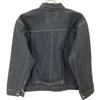 Leno MOONLOID Exclusive BRENDA Black Cotton Cinch Back Denim Trucker Jacket Jacket OO blackUsed