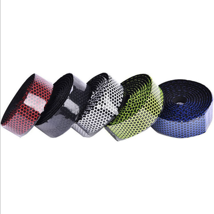 Light Road Bike Handlebar Tape Breathable Fixed Gear Bicycle Bar Tape With 2 Bar Plugs