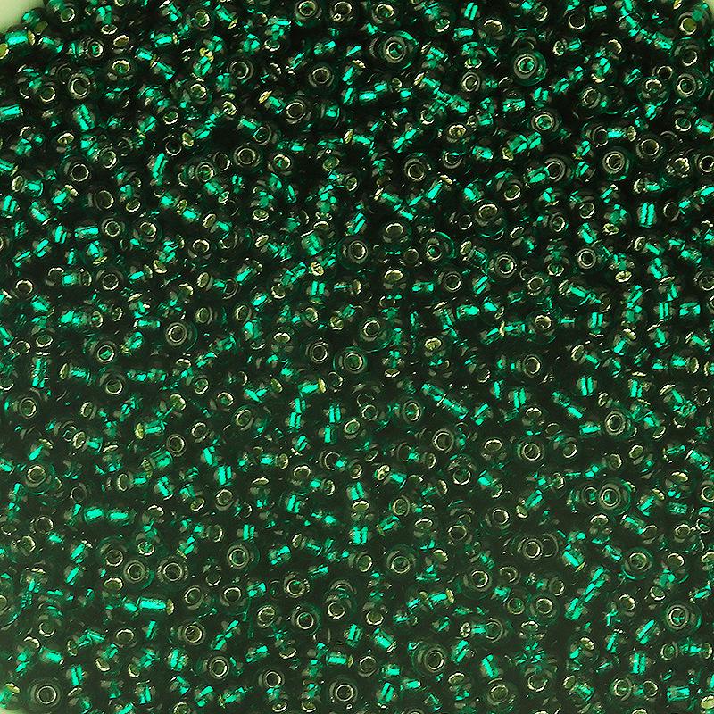 2mm Transparent Silver Core Glass Seed Beads for DIY Jewelry and Accessories