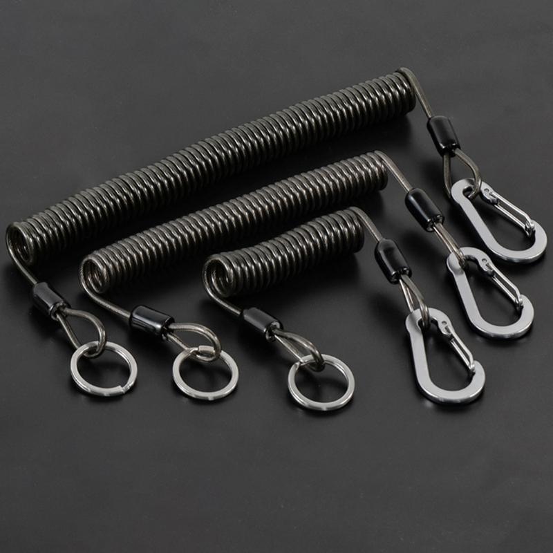 Anti-Verlust-Dehnkordel für Angelgeräte Mehrzweckwerkzeuge Angelsicherheitsleine