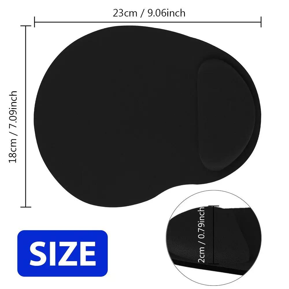 Tampă de mouse ergonomică pentru suport pentru încheietura mâinii Suport confortabil pentru încheietura mâinii Covoraș antiderapant Mousepad moale pentru PC, laptop, computer