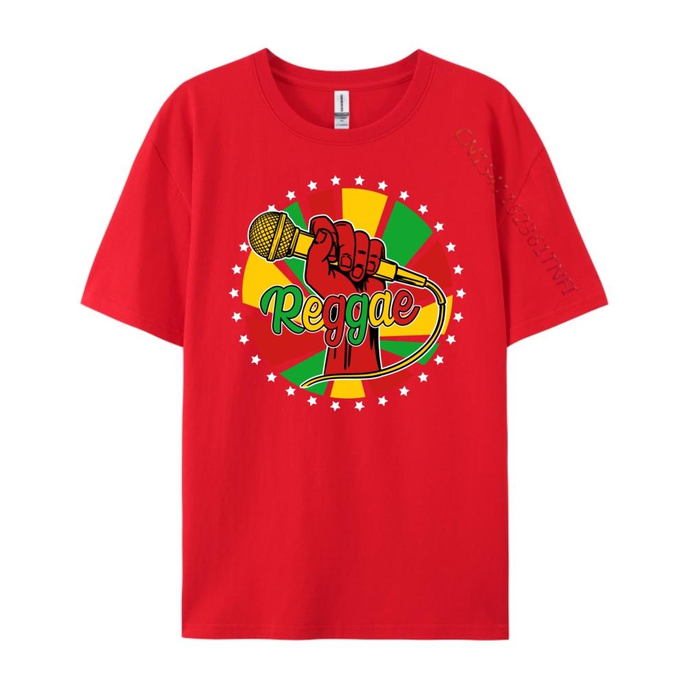 

Cool Reggae Music Reggaeton Ragga Jamaica Rastafari Clothing Woman Mens Clothes Plus Size Print Tshirt S