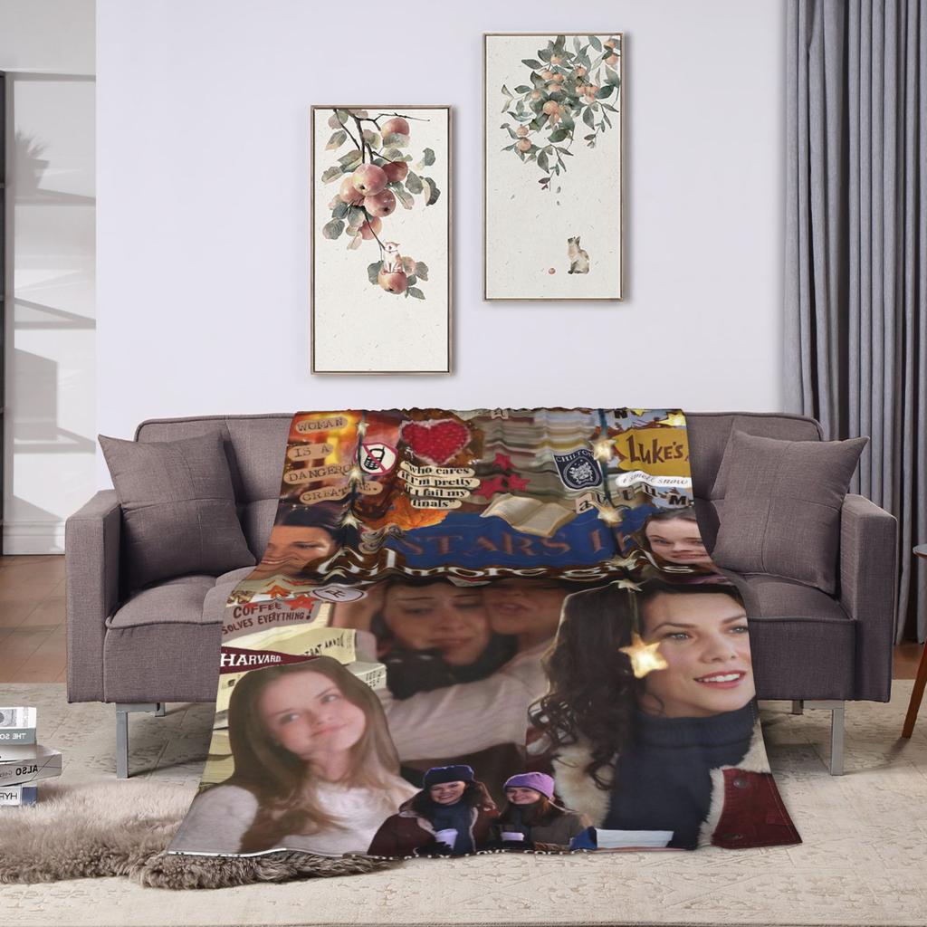 Gilmore Girls TV Show Blankets Quality Warm Soft Throw Blanket Winter Airplane Travel Bedroom Funny Bedspread