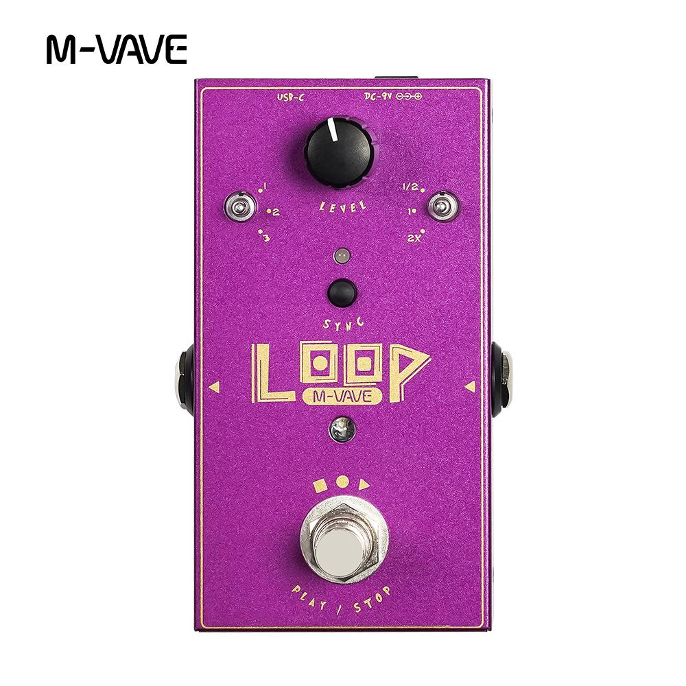 M-VAVE Guitar Effect Pedal Multi-effects Pedal Compressor/Booster/Overdrive/Delay/Reverb/Distortion/Looper/IR BOX/Chorus/Tremolo