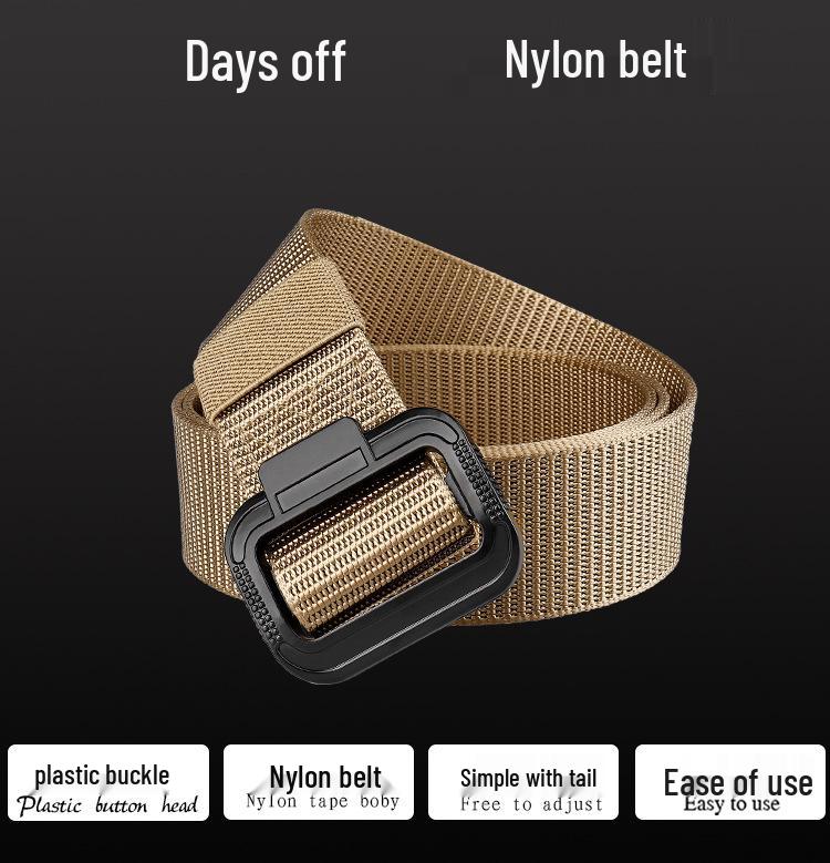 3,8 cm Taktischer Nylongürtel mit Legierungs-Leiterschnalle