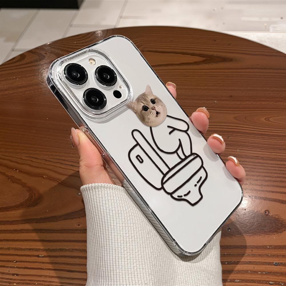 Acrylic Phone Case for iPhone 11 12 13 14 Pro 12 14 16 Pro Max for Samsung A16 A36 A56 S24 FE High-quality Painted Anti-fall Mobile Phone Case