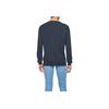 Calvin Klein Solid Color Letter Embroidered Crew Neck Long Sleeve Sweater Men Sweater Navy-Blue J326453-BAN