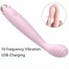 10 Vibrations for Maximum Pleasure Massager G-Spot Vibrator Sex Toy for Women Finger Shaped Clit Vibrator