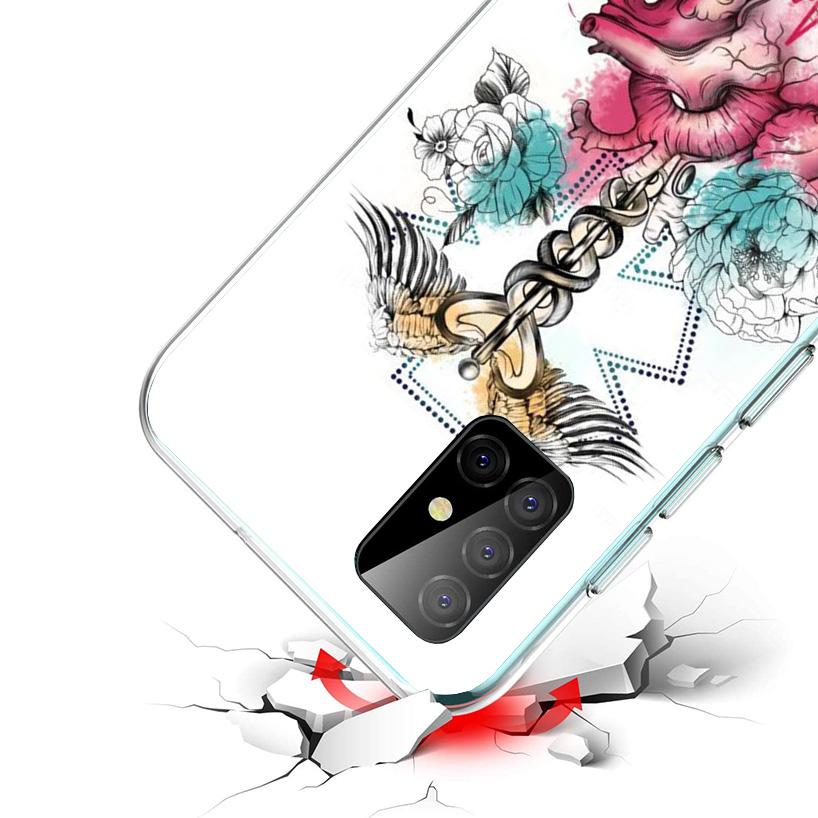 Medicine Nurse Doctor Cover Phone Case For Samsung Galaxy A12 A22 A32 A52 A72 A02S Phone Case Note 20 Ultra 10 S10 Plus A51 A71