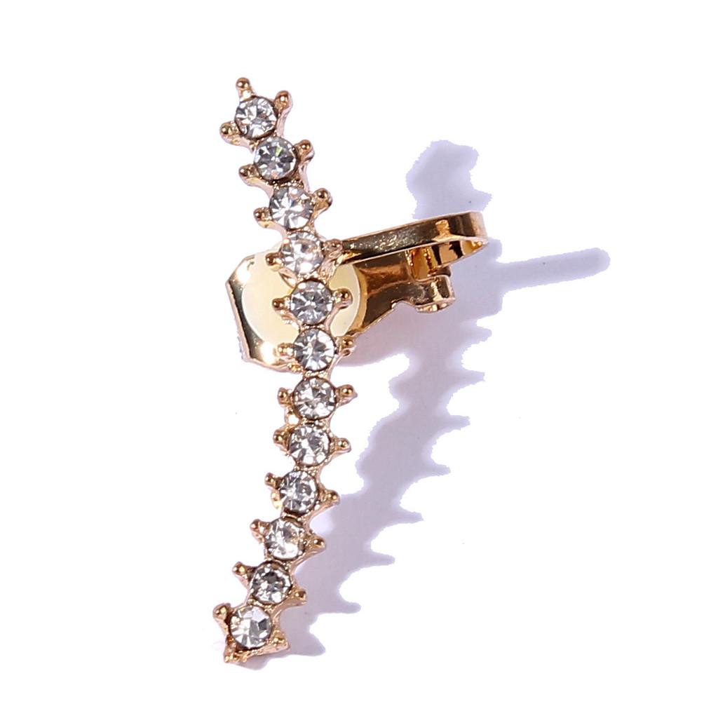 Clips Contemporary Ear With Water Diamonds For Gift Giving And Events Social