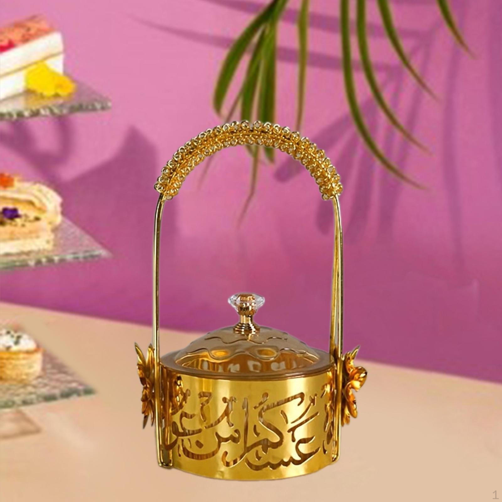 

Eid Mubarak Candy Holder with Handle for Treats 12x18cm Box Ramadan Style B