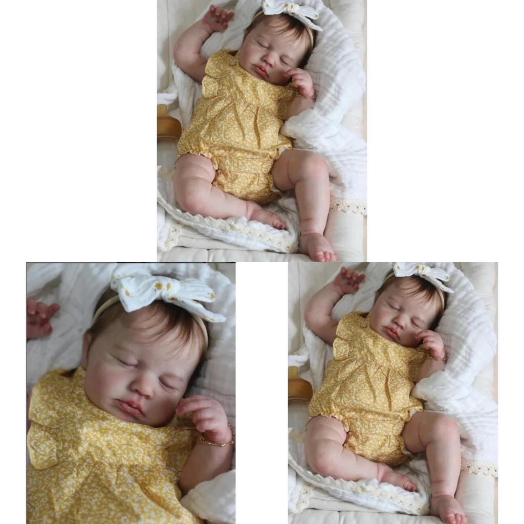 Silicone Doll 19in Floral Lily Leaf Sleeve Baby Outfit For Collectors And Gift Givers