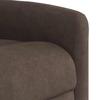 Recliner Chair with Lift Assistance Electric Brown Microfiber Fabric