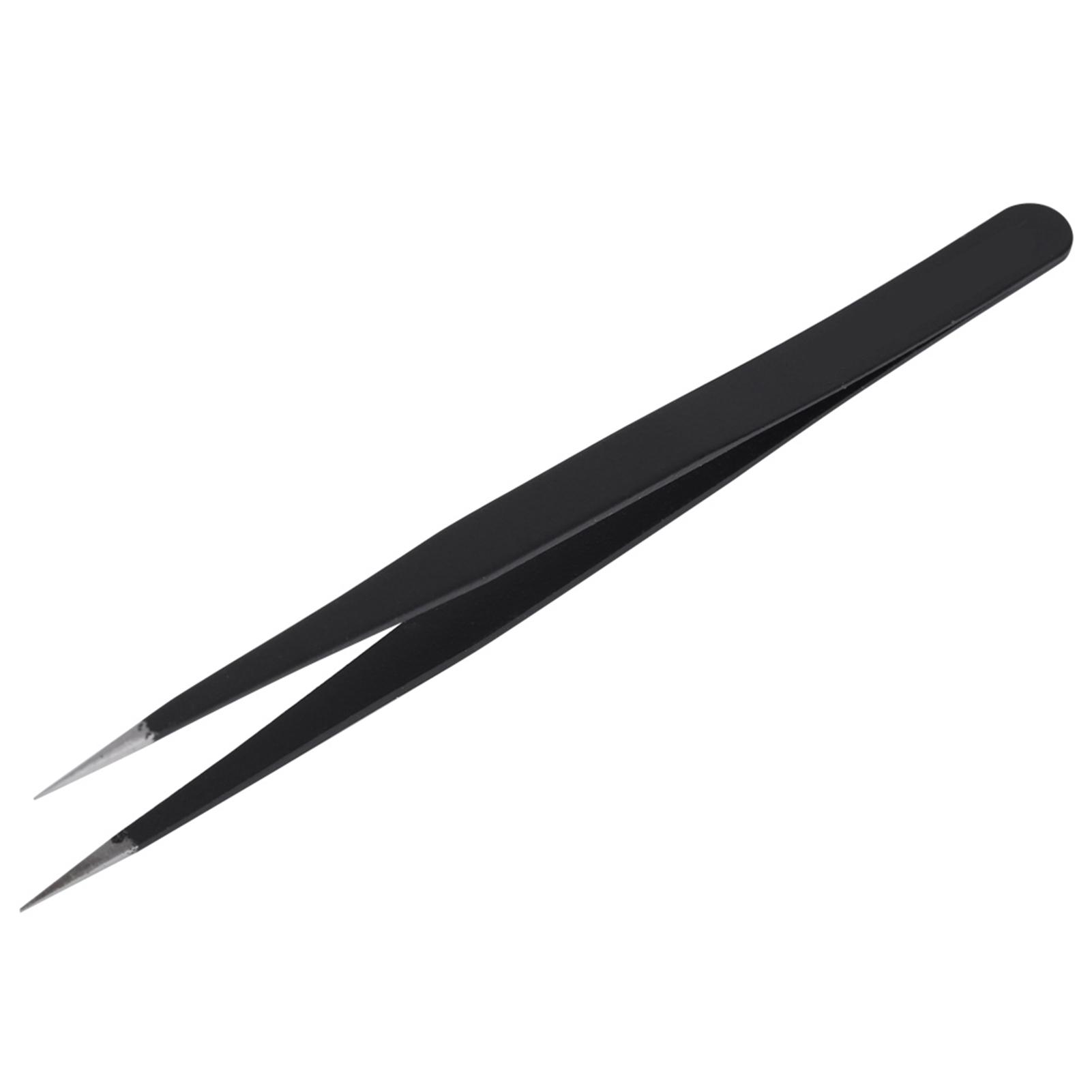 Precise Tweezer Stainless Steel Anti Static Tweezer for Craft Electronics Soldering Maintenance Repair