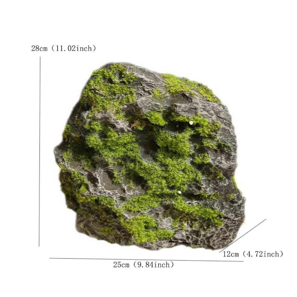 Faux Moss Rock Lifelike Artificial Irregular for Photographers