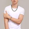 Stainless Steel Cuban Link Chain Silver Color Necklace Bracelet For Men Jewelry 8/10/12/14Mm Width Hip Hop Punk Accessories