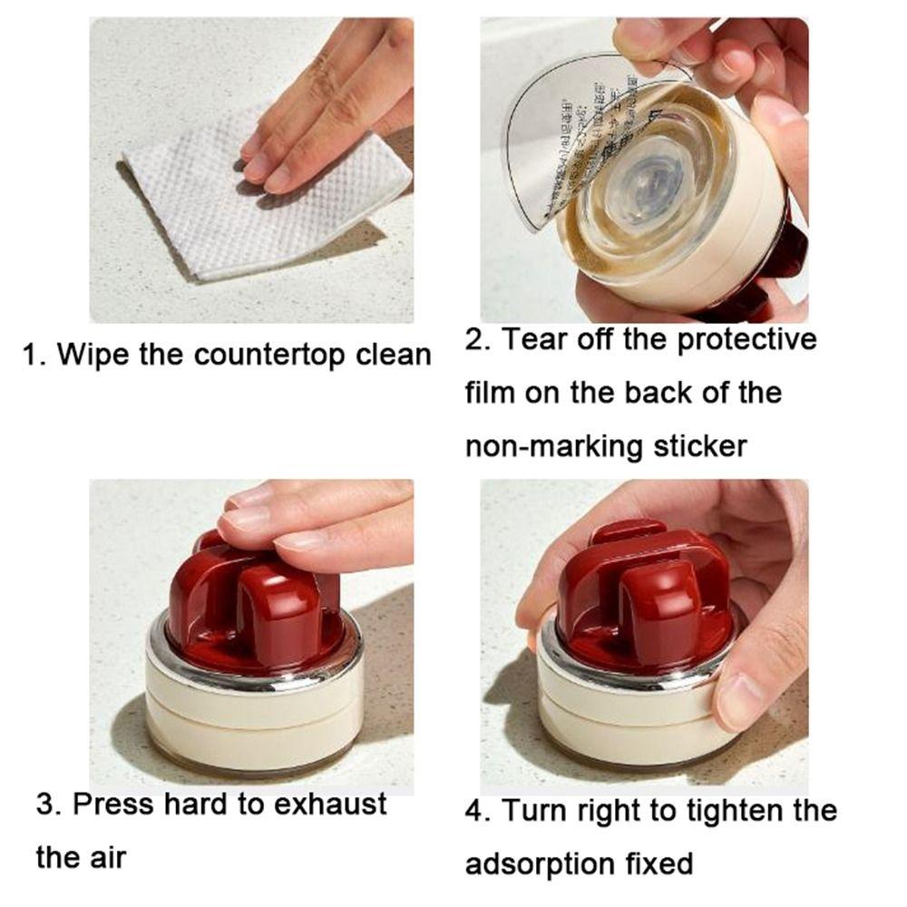 Safely Suction Whetstone Round Grinding Stone Practical Suction Cup Knives Sharpener  for Home
