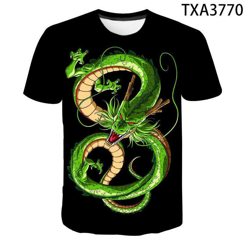 Tričko s 3D digitálním potiskem s kulatým výstřihem, krátkým rukávem, vzorem draka Muži Ženy Neformální Páry Punková trička