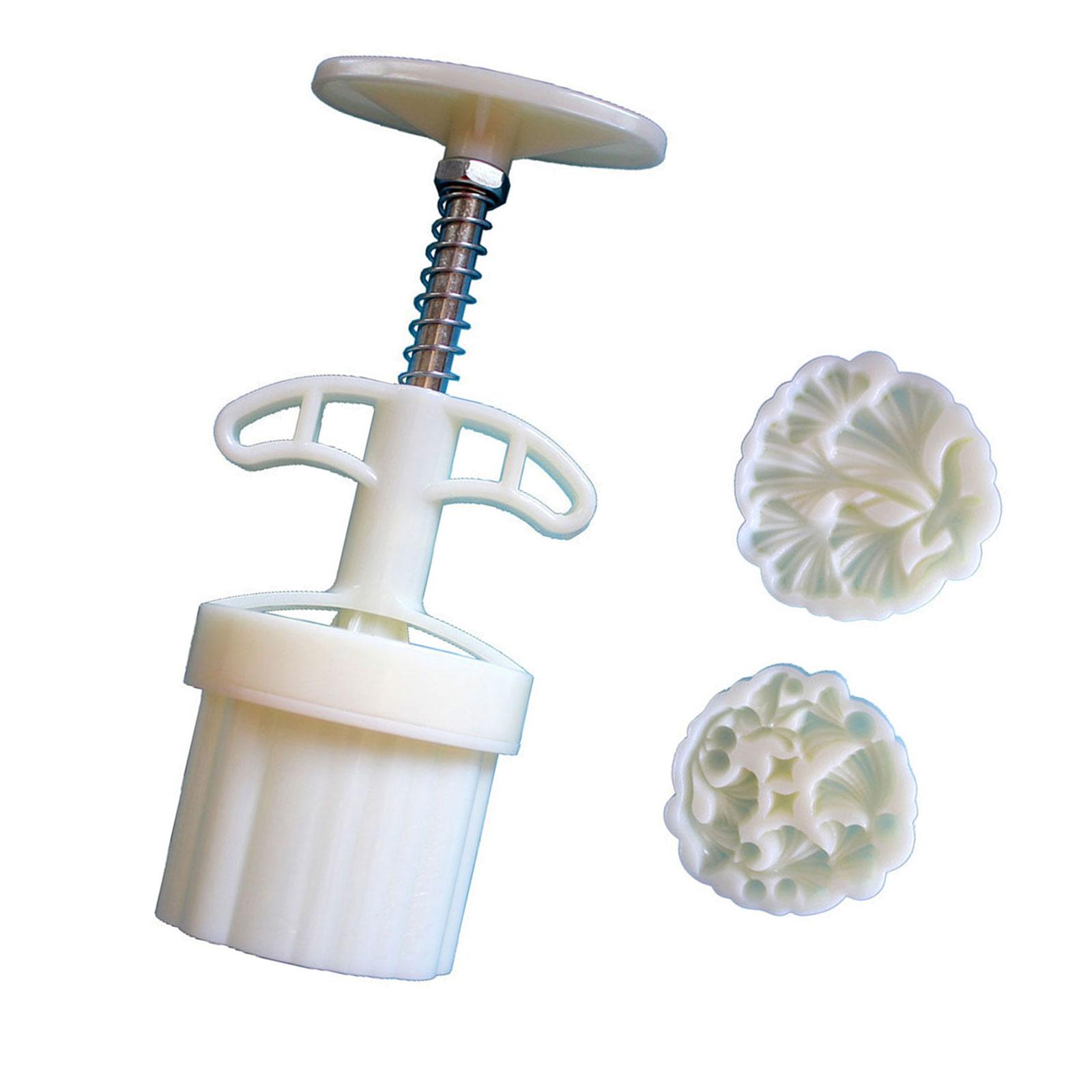 

Форма для лунных пряников двойного размера для 75 г и 50 г, для выпечки, из премиального АБС-пластика, с тисненым дизайном в виде листьев гинкго A