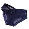 Women's Sexy Panties Lace See Through Underwear Low Rise Thin Mesh Sheer Underpants Breathable Bikini Briefs