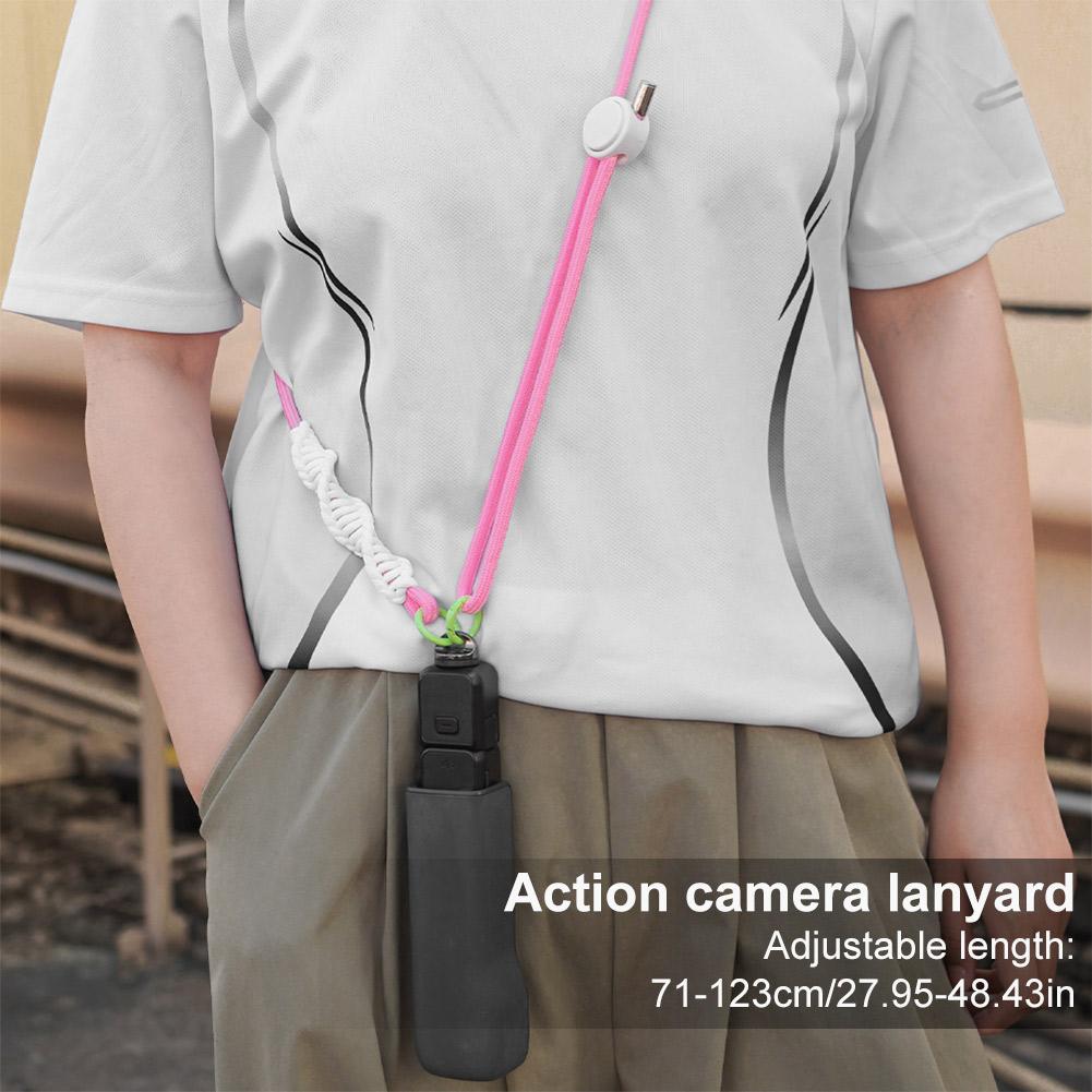 Crossbody Strap Camera Lanyard Anti-Lost Rope for DJI Osmo Pocket 3 for Insta360 X4 Accessories