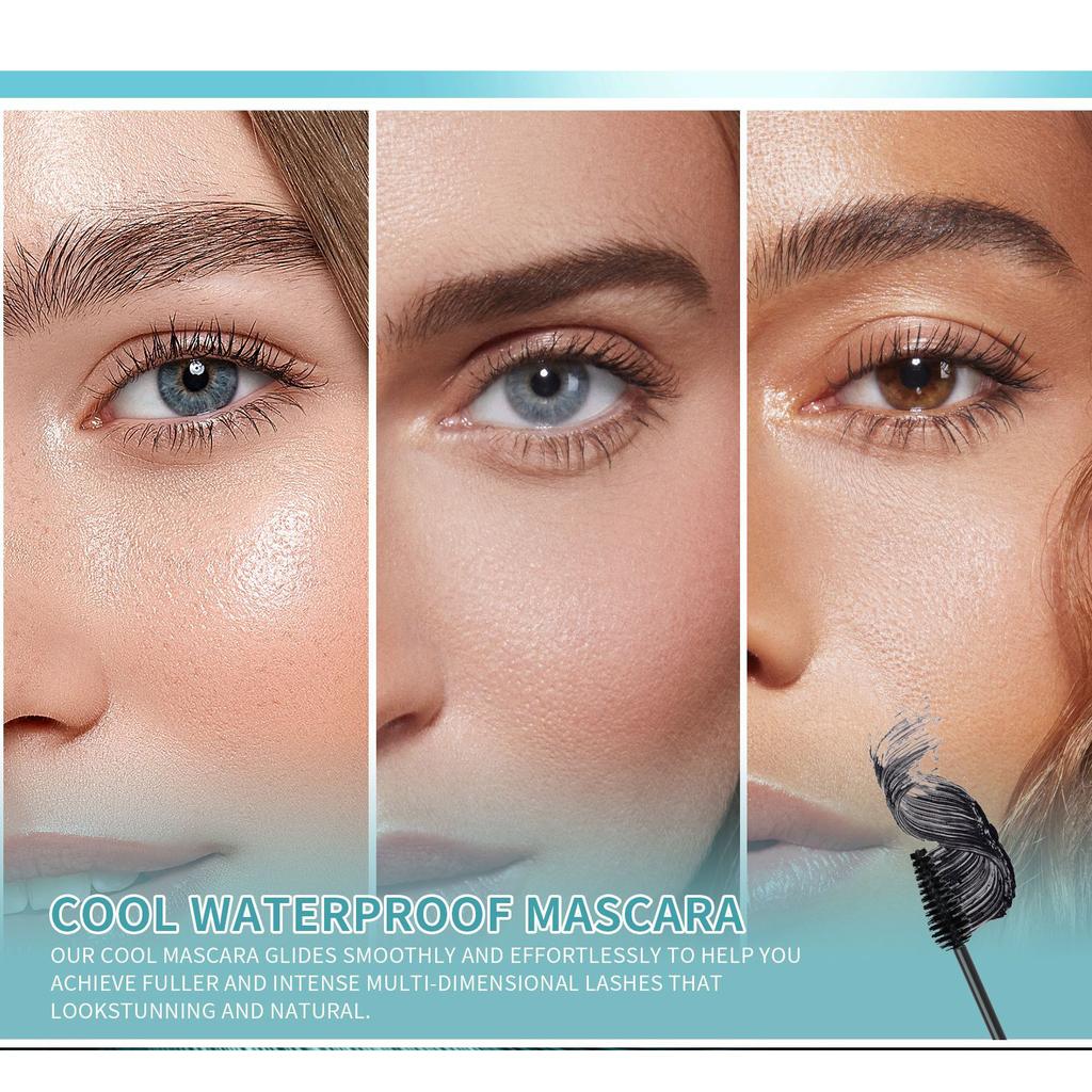 Černá řasenka voděodolná dlouhotrvající a prodlužující řasenka Natural Curl Bez rozmazávání řasenka Dámská kosmetika