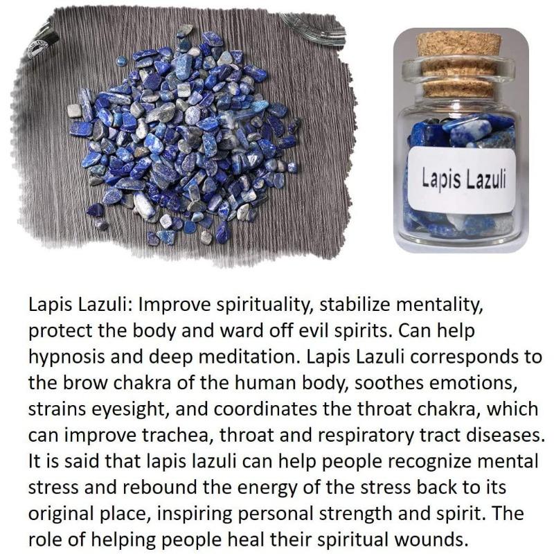 9PCS Gemstones Bottles Crystals and Healing Stones Witchcraft Supplies Crystals Chakra Healing Crystals Bulk Crystals