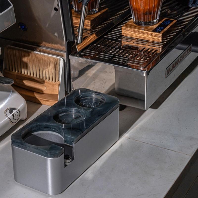 Multifunctional Acrylic Coffee Tamper Stand Unique Coffee Tamper Support Holders Blending Into Any Kitchen Decors