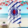 1 Stück Rangers FC Strandtuch, Outdoor-Strandtuch, Ideale Strandutensilien und Urlaubsartikel