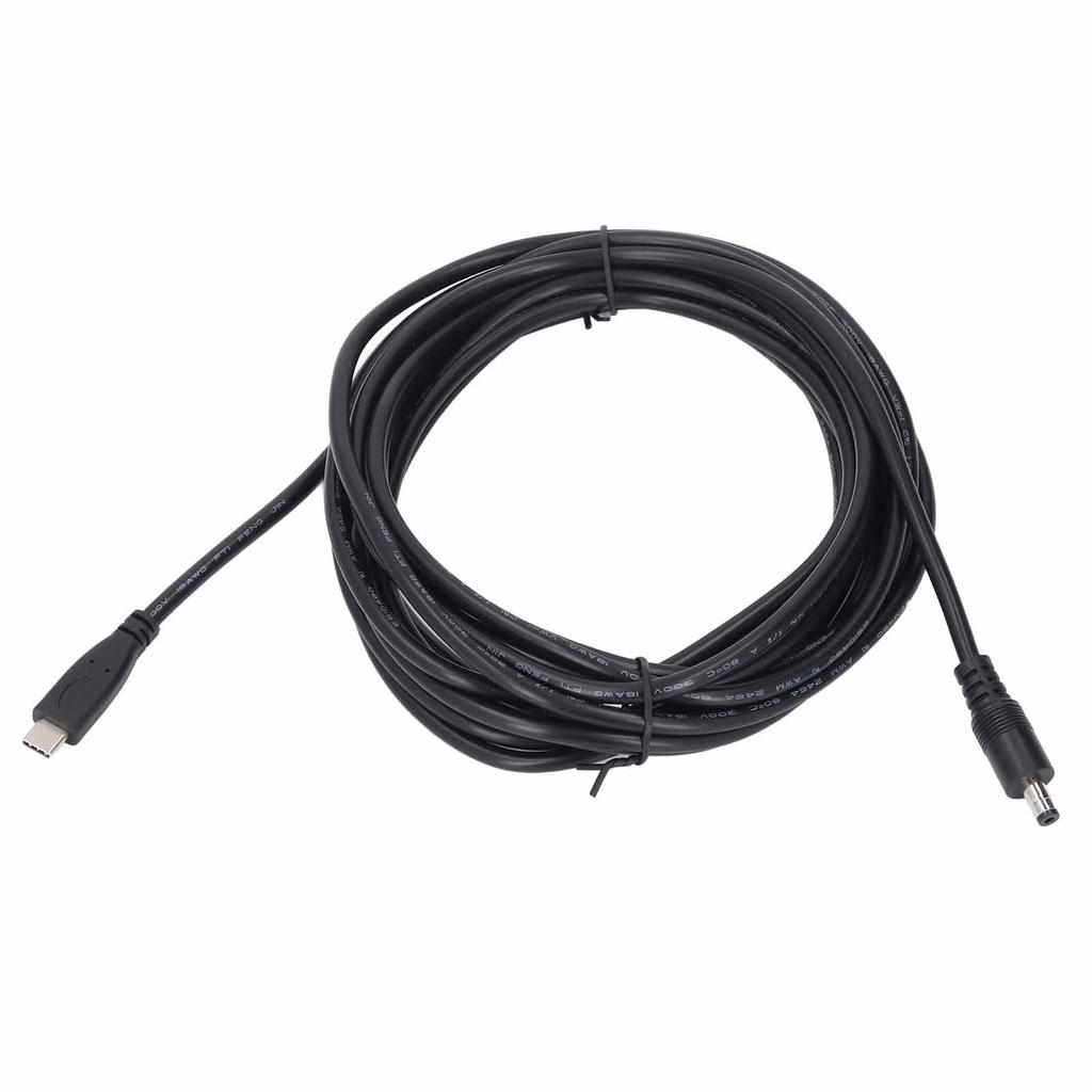 Type C to DC Satellite Power Cable PVC Water Resistant Satellite Antenna Cable Extension for