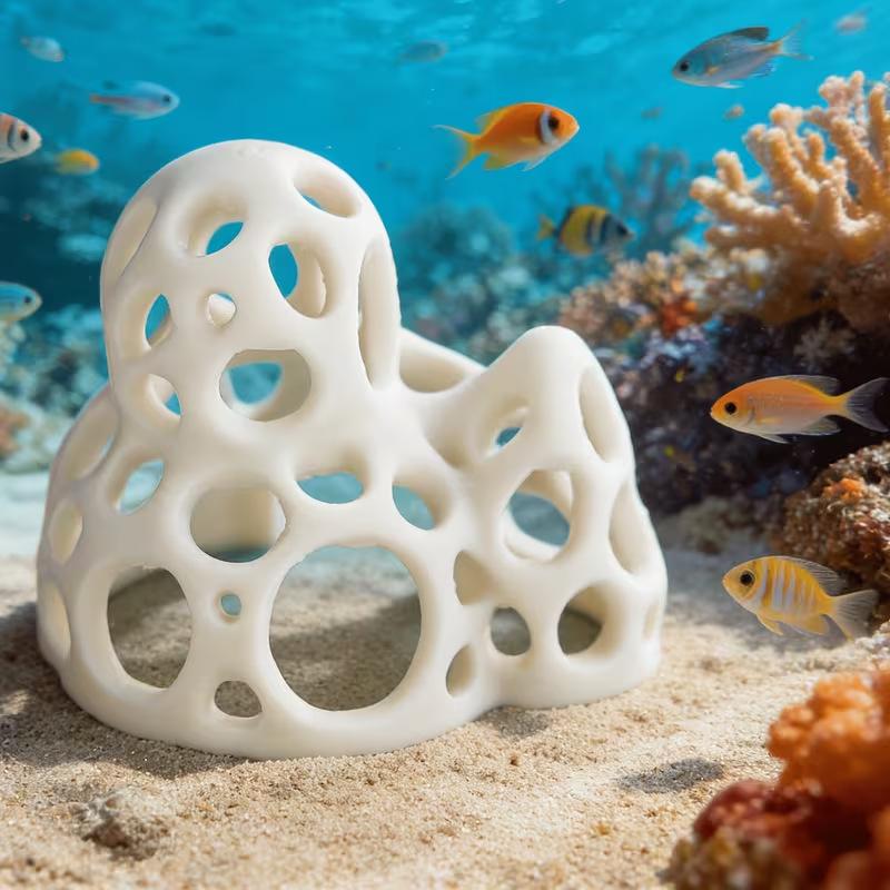 1PC Popular Fish Tank Landscaping Coral Mountain Small Fish Escape House Aquarium Decoration Landscaping Aquarium Accessories