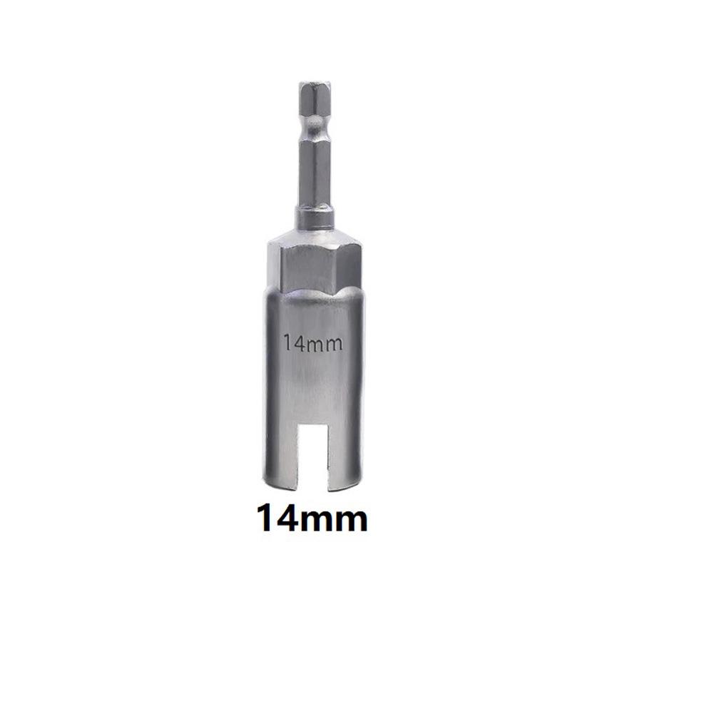Driver Slot Butterfly Bolt Socket Sleeve Wrench with 1/4 Inch Hex Shank for Electric Screwdrivers In Fastening Bolts and Hooks
