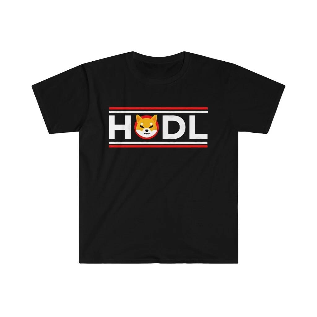 Shiba Inu Doge Coin Trading Shib Stock Market Cryptocurrency Crypto Hodl T-Shirt L
