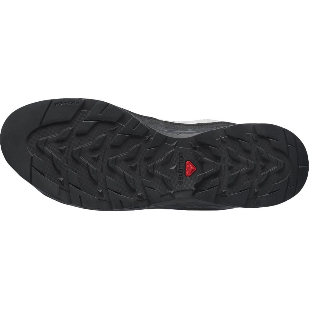 SALOMON X-Alp Fabric Synthetic Leather Comfortable Low-Top Hiking Shoes Unisex Hiking Shoes Black Gray 478058