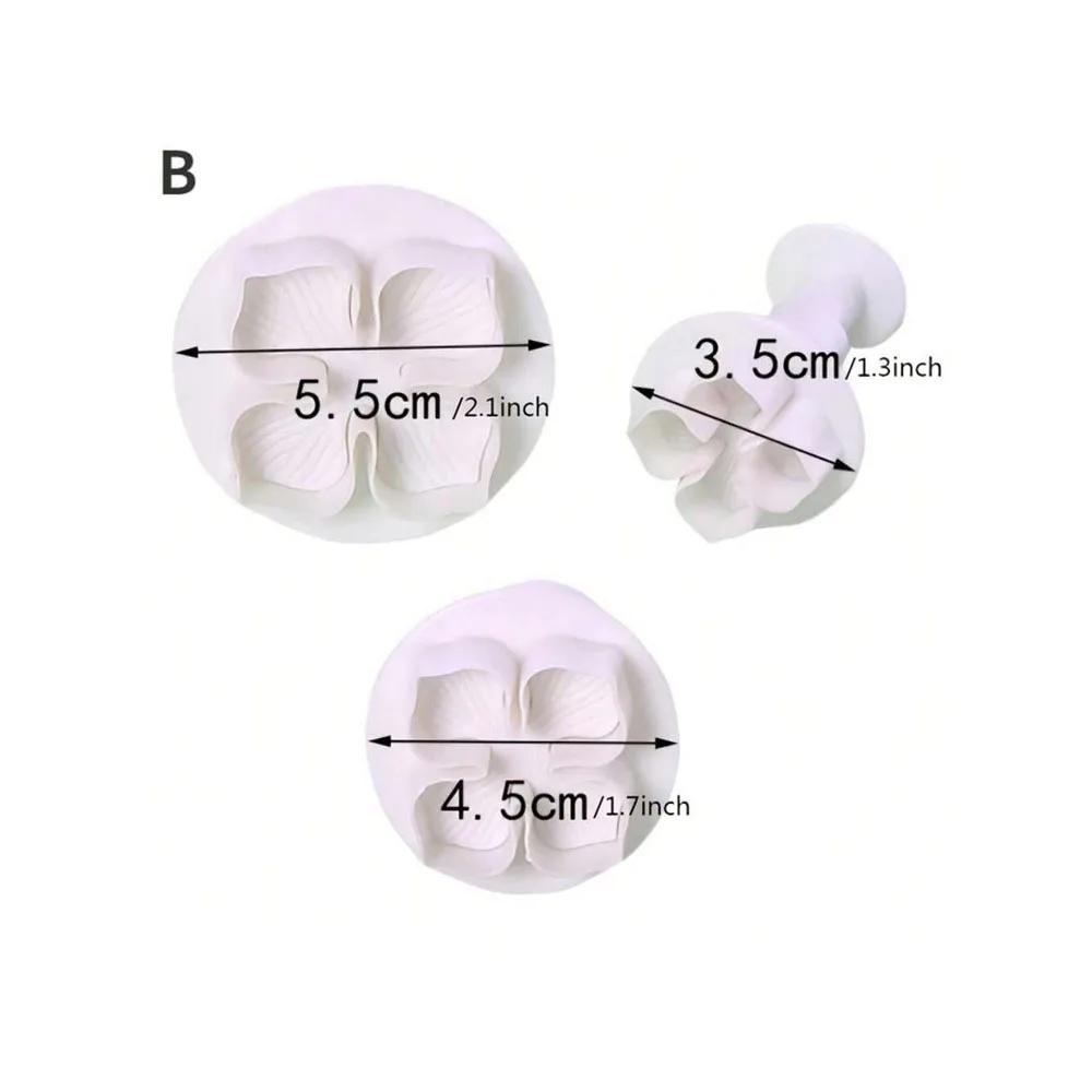 

4 шт./набор Ромашка Цветок Печенье Подсолнух Плунжерный резак Мастика Сахарный Инструмент для торта Рождественский Декор для торта Сделай сам Инструменты для выпечки