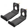 Soundbar Wall Mount Bracket Extendable Length Matte Black Secure L Shape For Multiple Room
