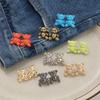 Cute Bear Button for Jeans Bear Clip for Pants Jean Buttons Pins for Loose Jeans No Sew and Adjustable Waist Buckles