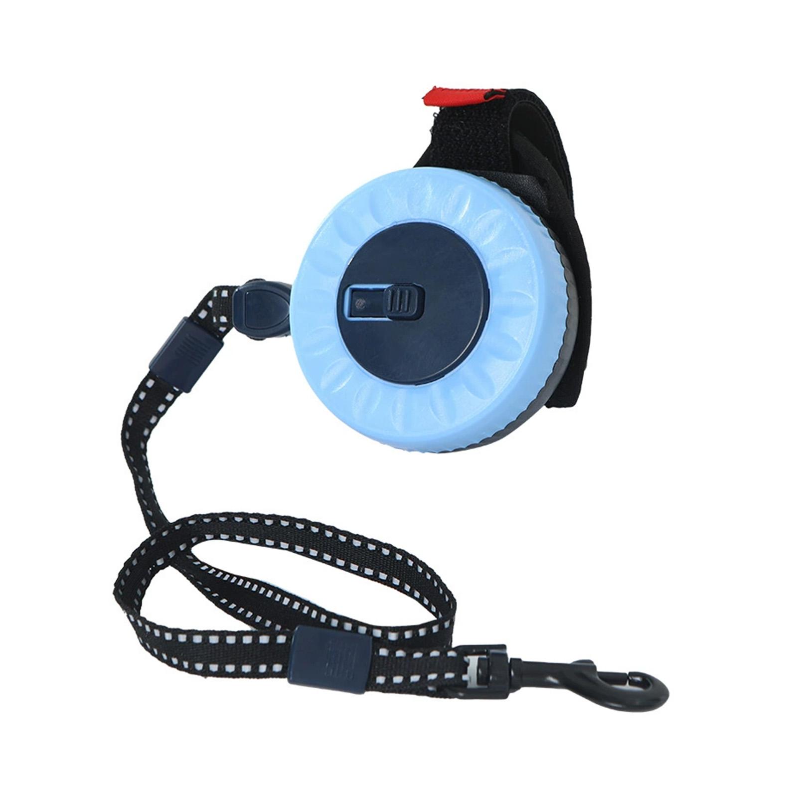 

Retractable Pet Leash for Dog Cat with Anti-Slip Handle Extendable Nylon Leash for Small to Medium Pets синий