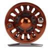 Fly Fishing Reel Efficient Braking 3 Bearings 2 Colors Adjustment CNC Processing 3/4 Fly Reel for Outdoor Fishing