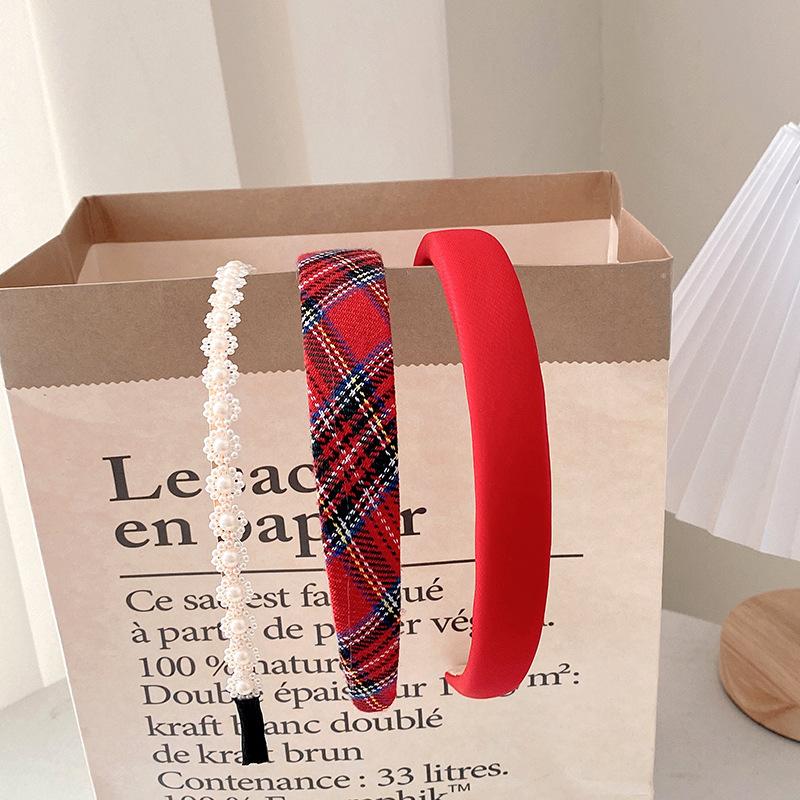 1/3/5/7/8 Pcs New Pearl Headband All-match face wash headband Hair Accessories for Women