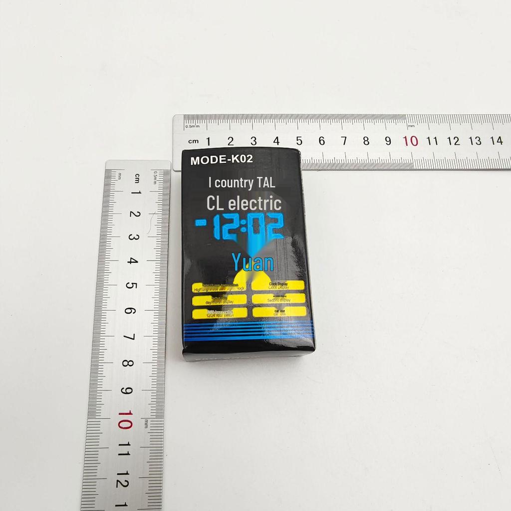 Auto Lüftungsschlitz Leuchtende Uhr & Thermometer